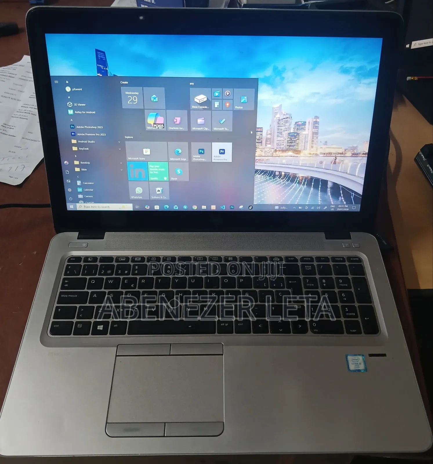 Laptop HP EliteBook 850 G3 8GB Intel Core i5 SSD 256GB