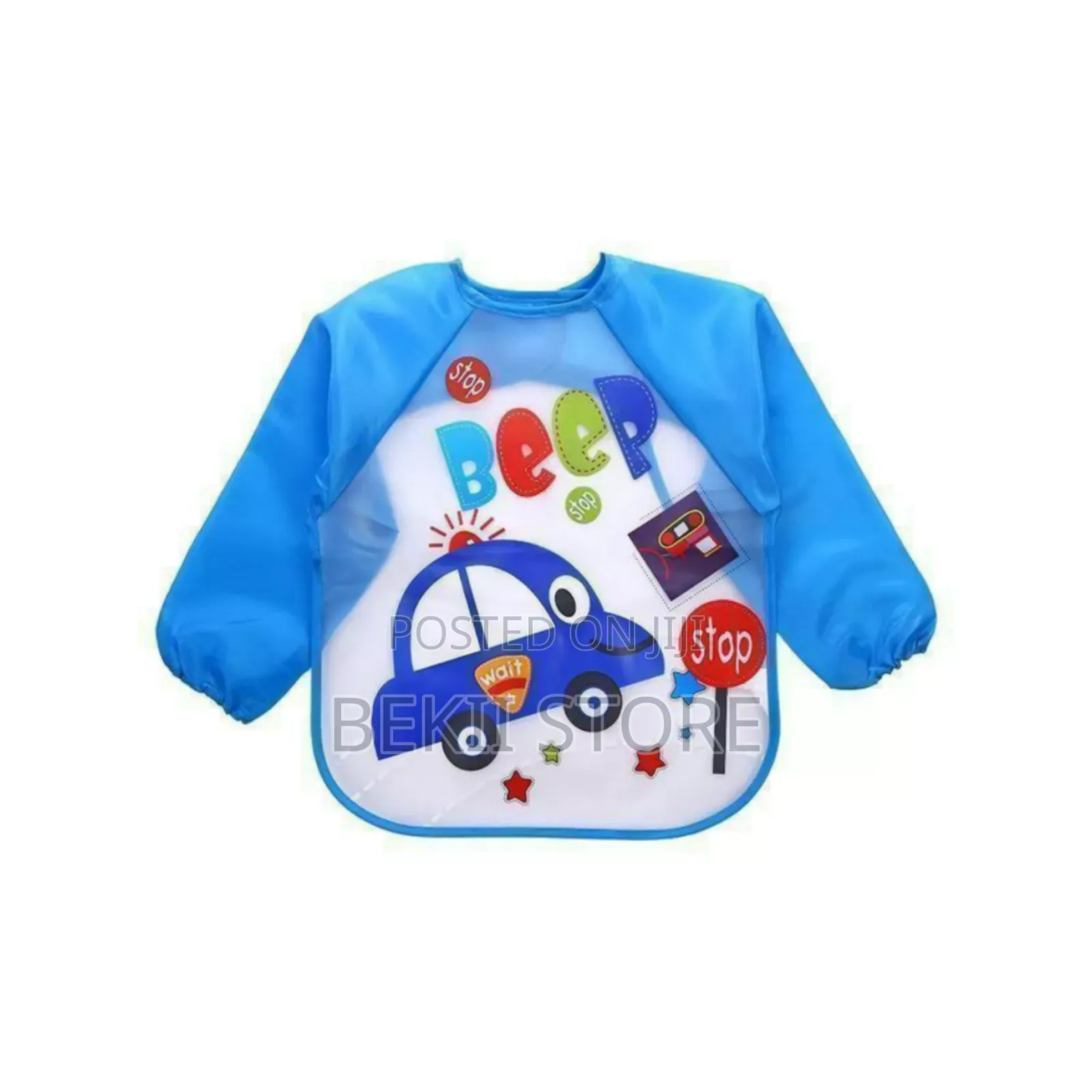 Waterproof Baby Bibs እጅጌ ሙሉ የሆነ