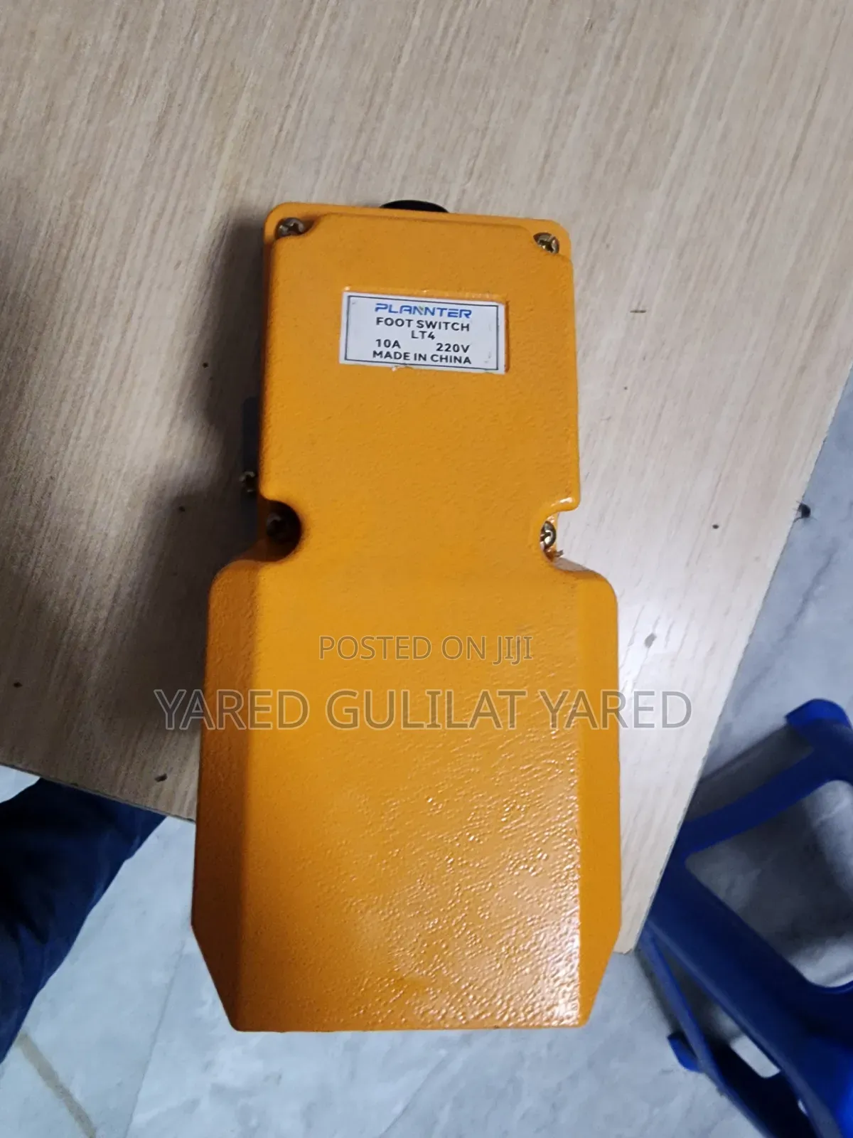 Industrial Foot Switch or Pedal Switch LT4 (10A 220V) Hz