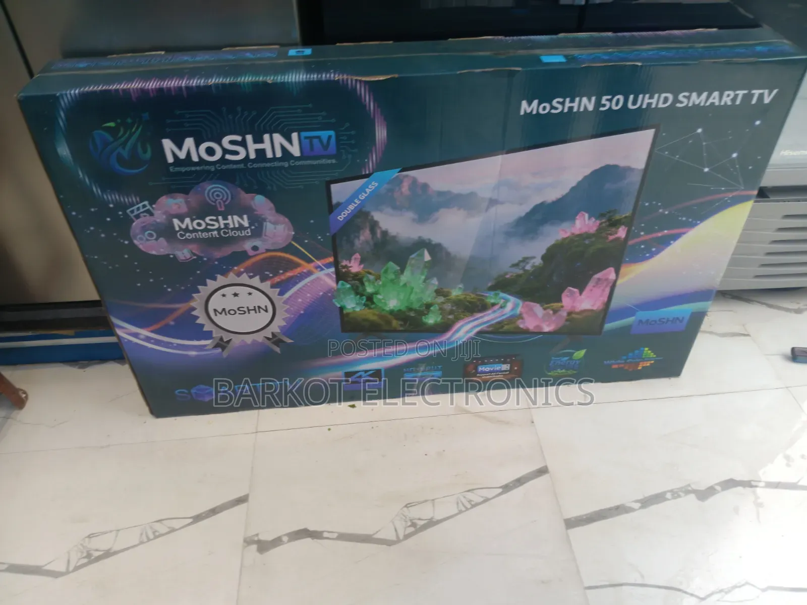 Moshn 50 Uhd Smart TV Andraid Doubel Gelass 2026 Quality Hifi Speaker
