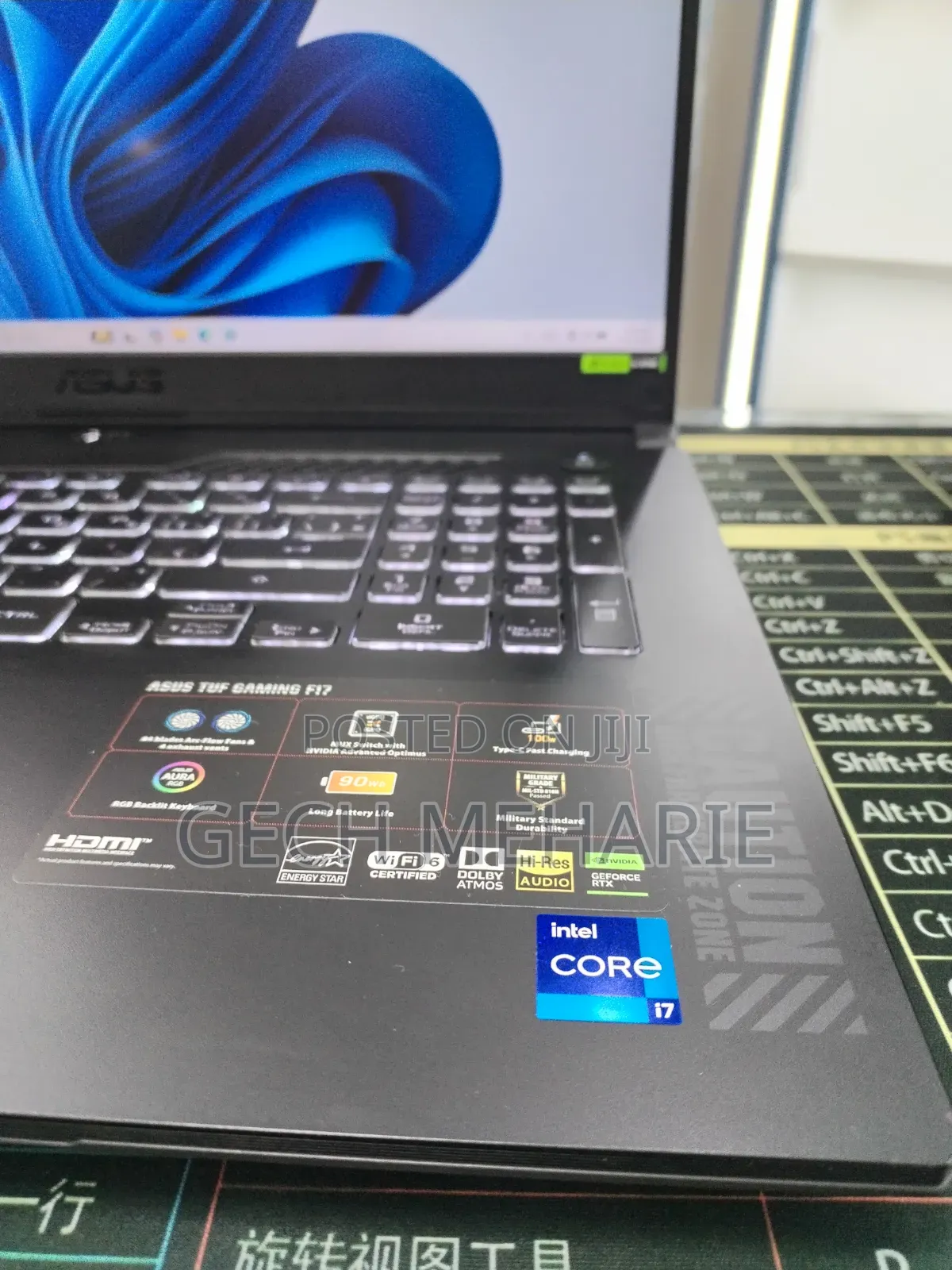 New Laptop Asus TUF Gaming F17 16GB Intel Core i7 SSD 1T