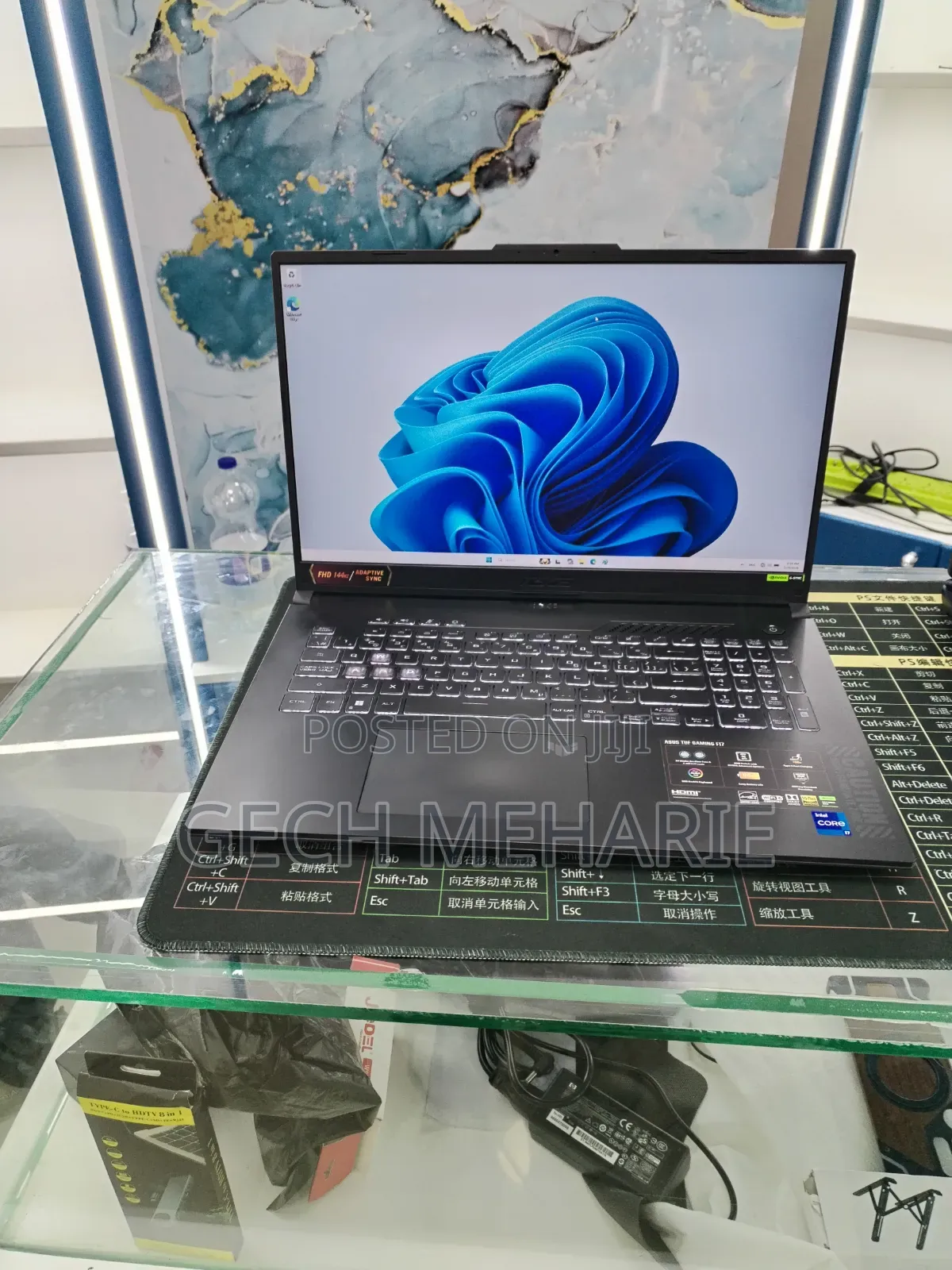 New Laptop Asus TUF Gaming F17 16GB Intel Core i7 SSD 1T