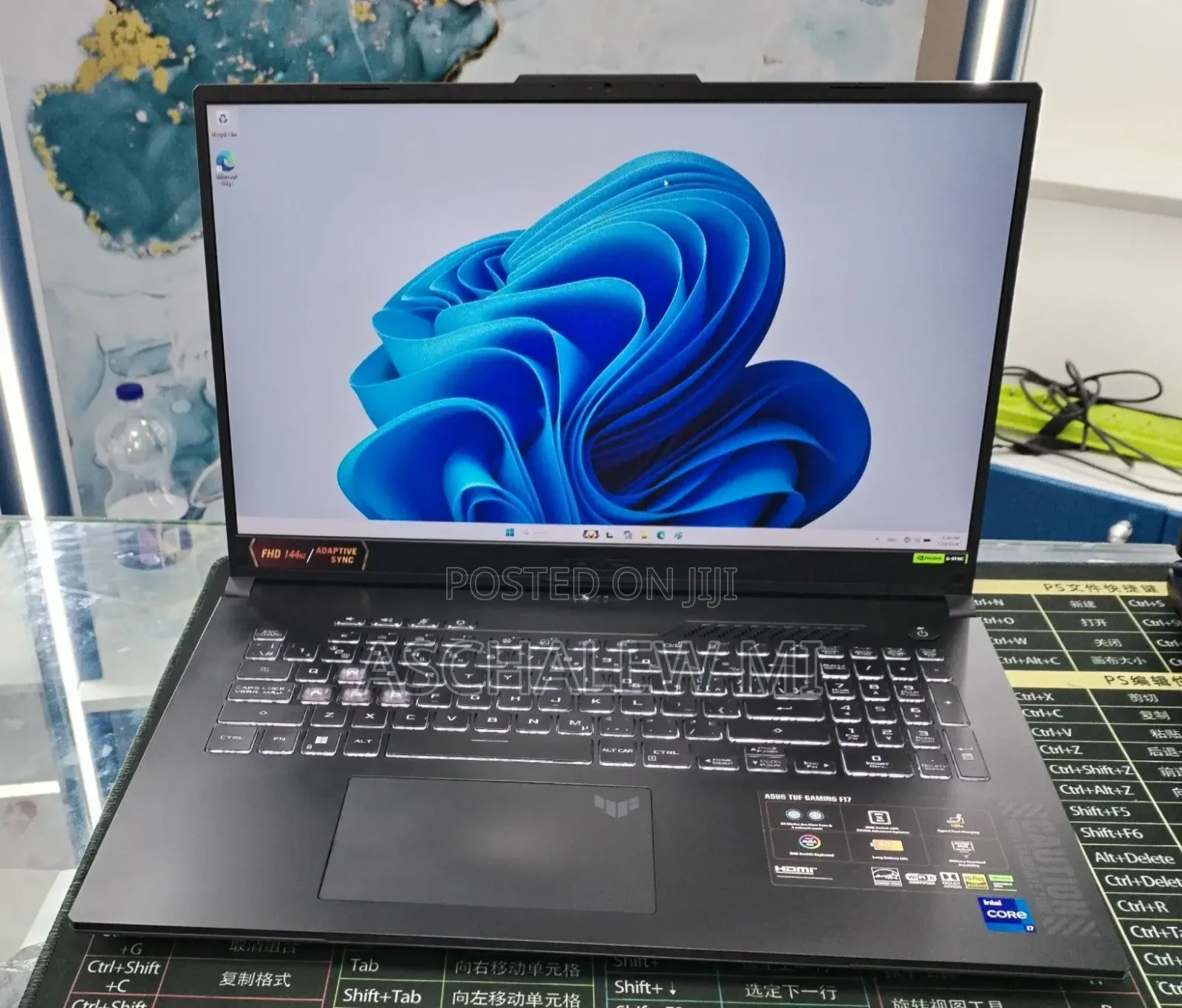 New Laptop Asus TUF Gaming F17 16GB Intel Core i7 SSD 1T