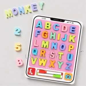 2-in-1 Multifunctional Wooden Learning Tablet