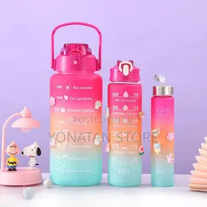 3-in-1 Colorful Water Bottle Set