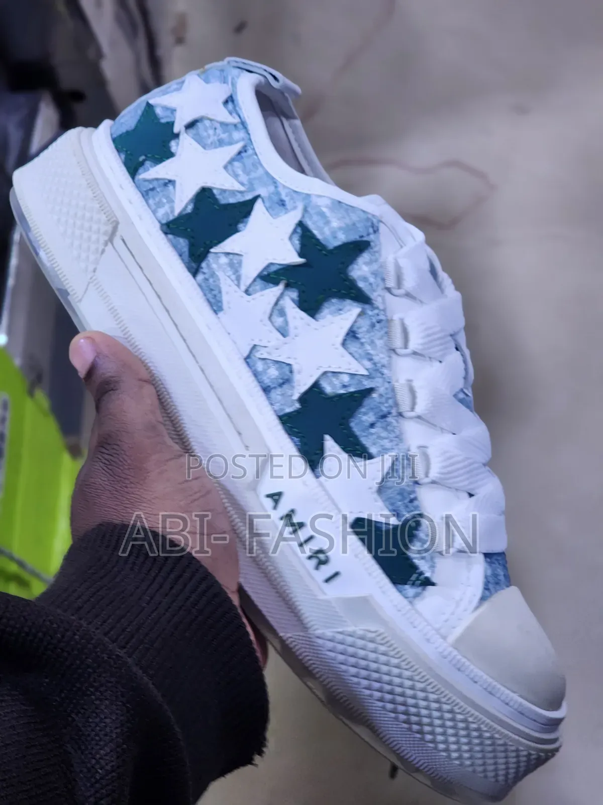 Amiri Stars Court Low-Top Sneakers