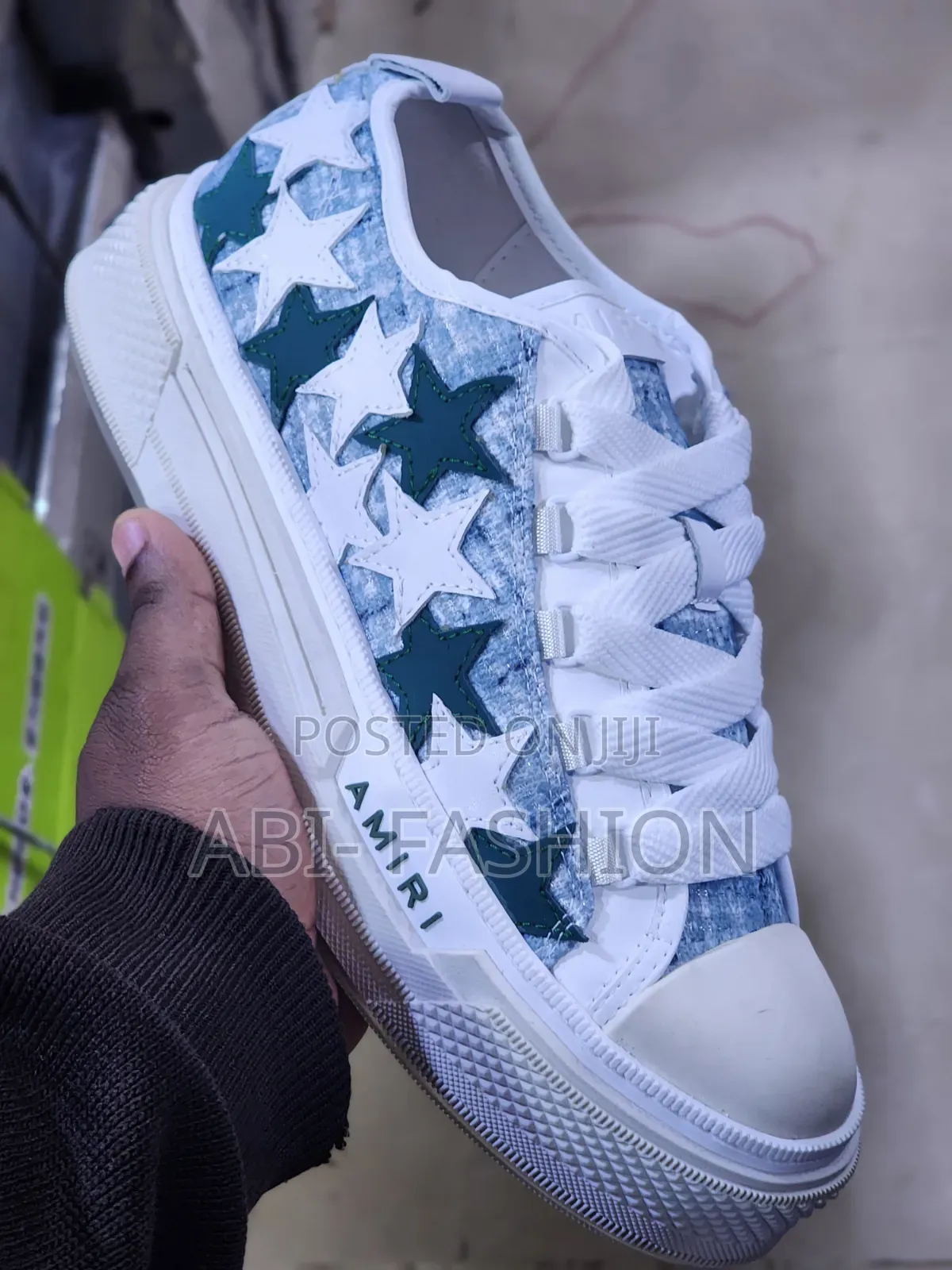Amiri Stars Court Low-Top Sneakers