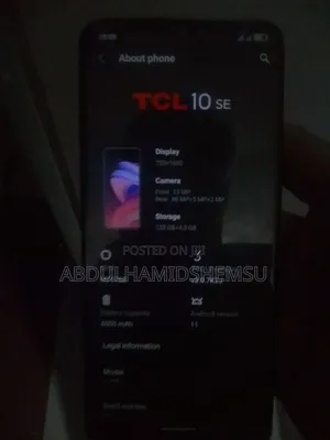 TCL 10 SE 128 GB Black