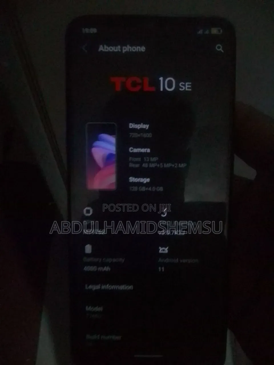 TCL 10 SE 128 GB Black