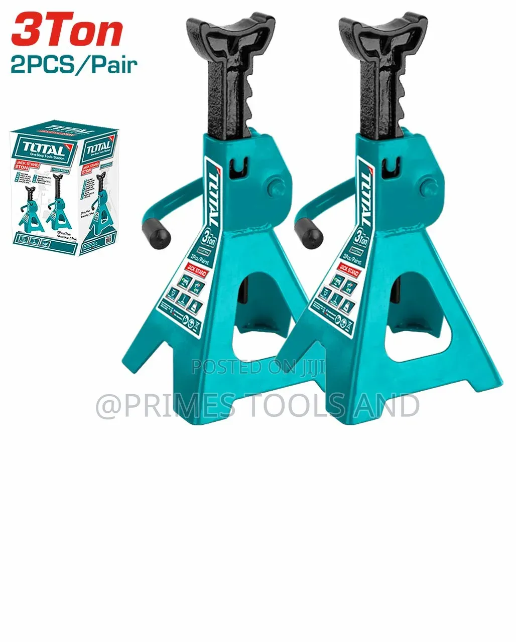 TOTAL 3 Ton Jack Stand (2pcs/Pair) for Sale in Ethiopia