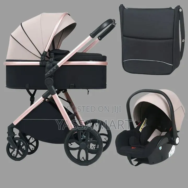 3 in 1 Premium Kids Stroller-ጥራቱን የጠበቀ የከተማ ጋሪ