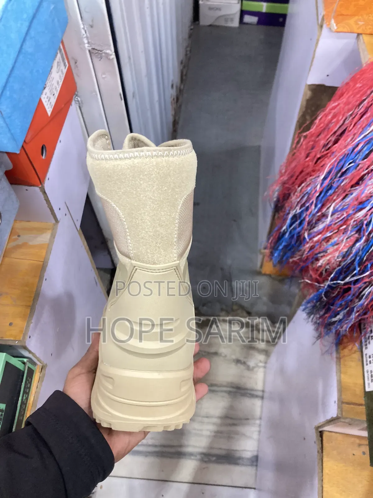 High Tactical Combat Boots: