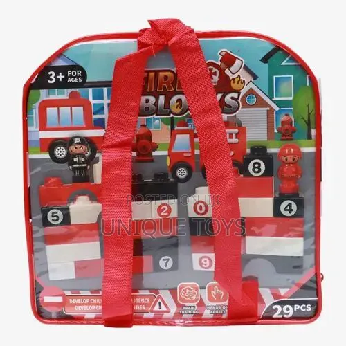  29-Piece Fire Rescue Building Blocks Set 
