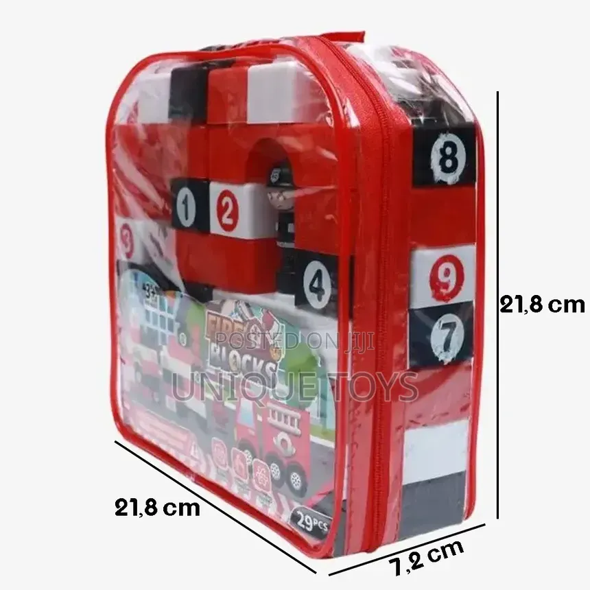  29-Piece Fire Rescue Building Blocks Set 
