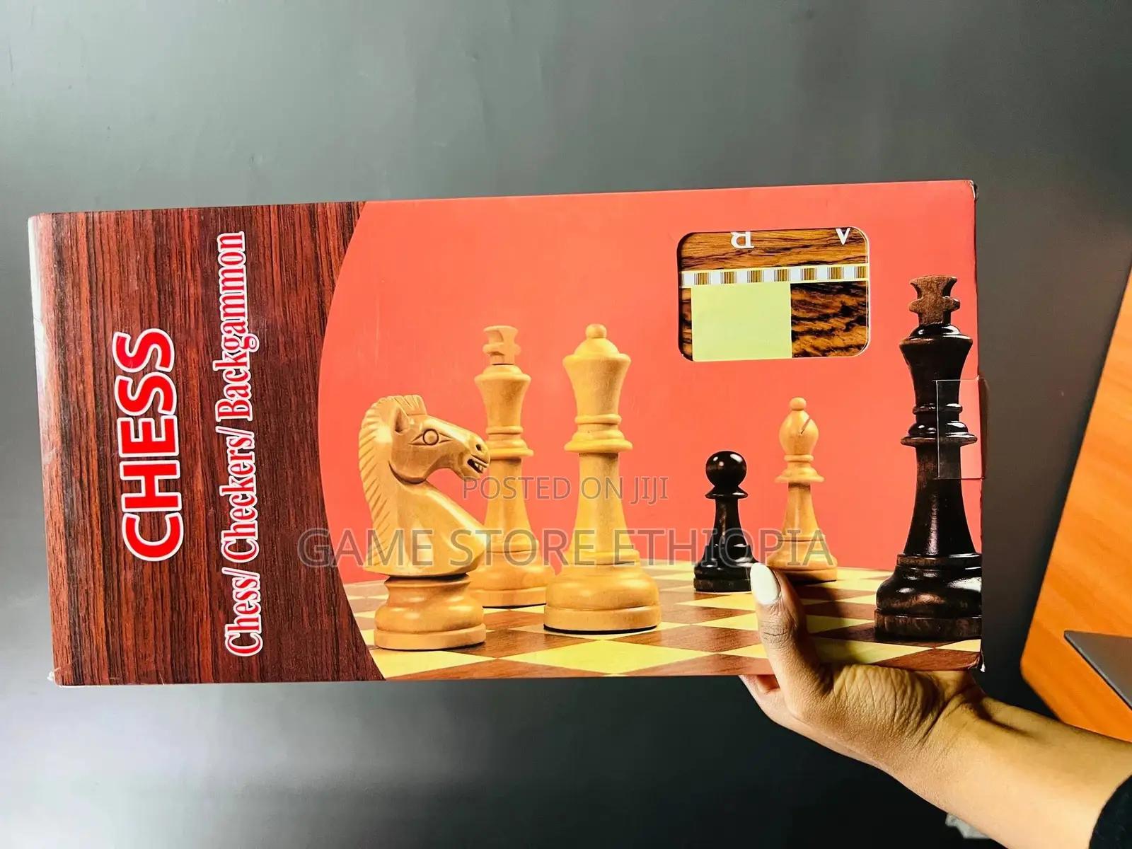 3in1 Chess+ Checkers + Backgammon [ ቼዝ + ዳማ +ባክጋመን ] Size 50cmx50cm