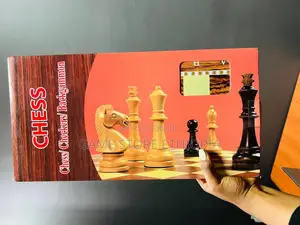 3in1 Chess+ Checkers + Backgammon [ ቼዝ + ዳማ +ባክጋመን ] Size 50cmx50cm