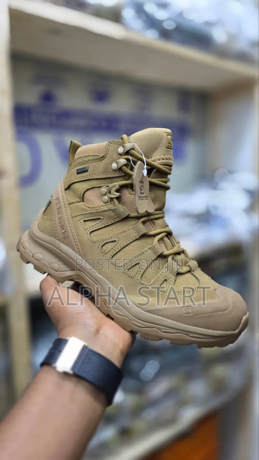 Salomon Hiking Sneakers High Master Quality Water Proof Smooth Boots