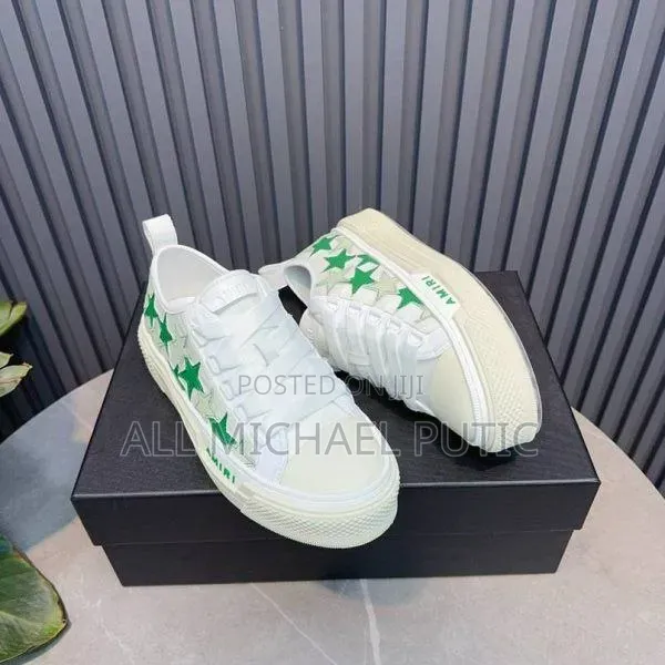 AMIRI Platform Stars Court Low Shoes