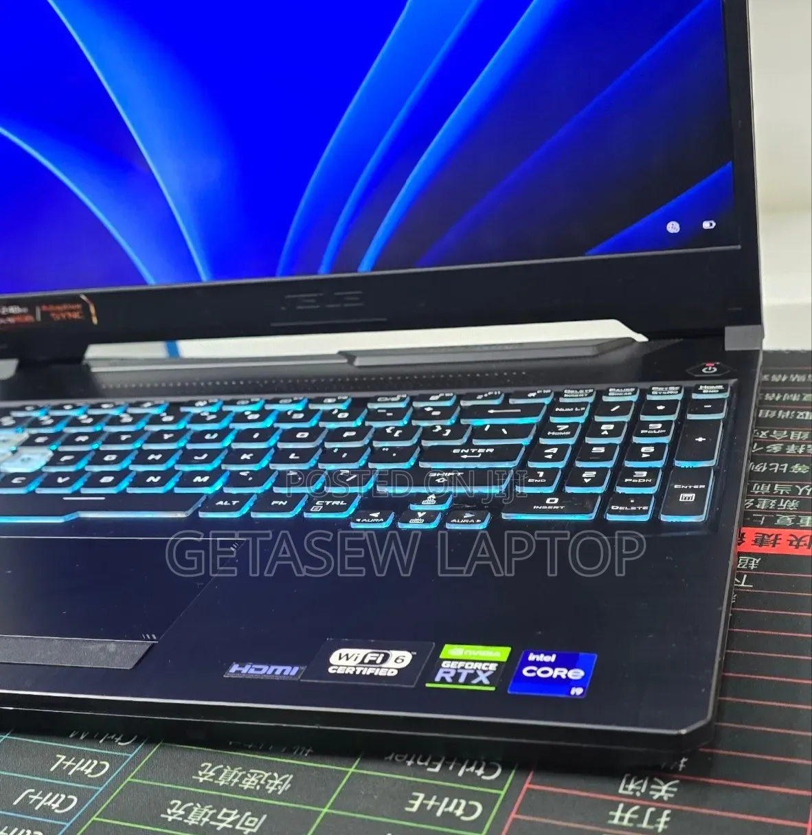 New Laptop Asus TUF Dash F15 16GB Intel Core i9 SSD 1T