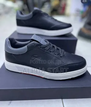 Lacoste Coclo Flat Sneakers Master Quality Flat Lather Shoes for Man'