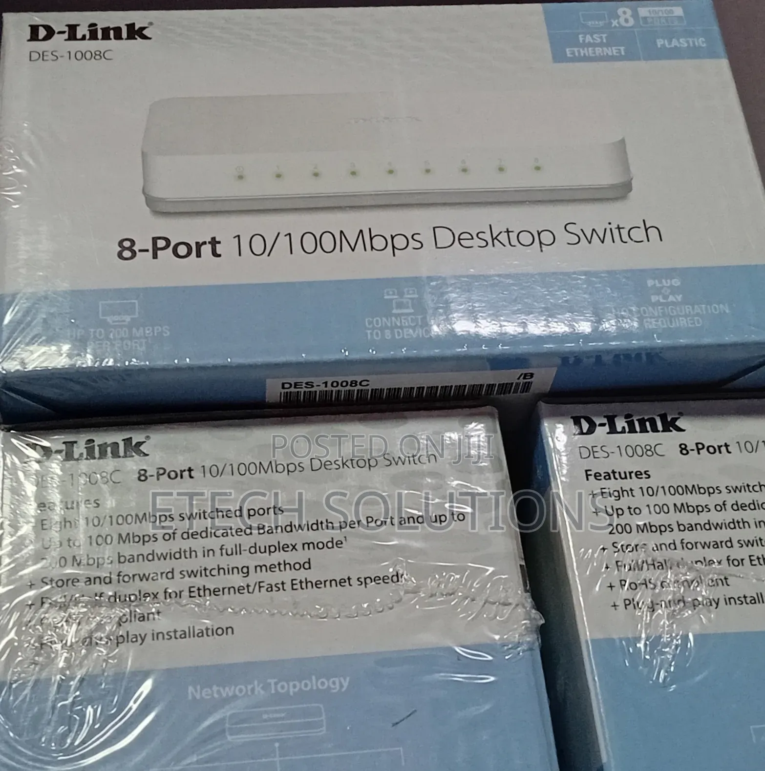 D Link 8 Port Desktop Dlink Network Switch