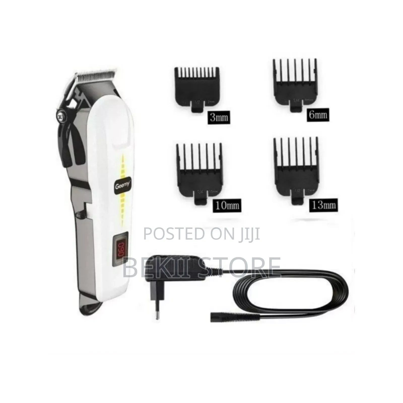 Geemy Rechargeable Hair Clipper የፀጉር እና ፂም መቁረጫ
