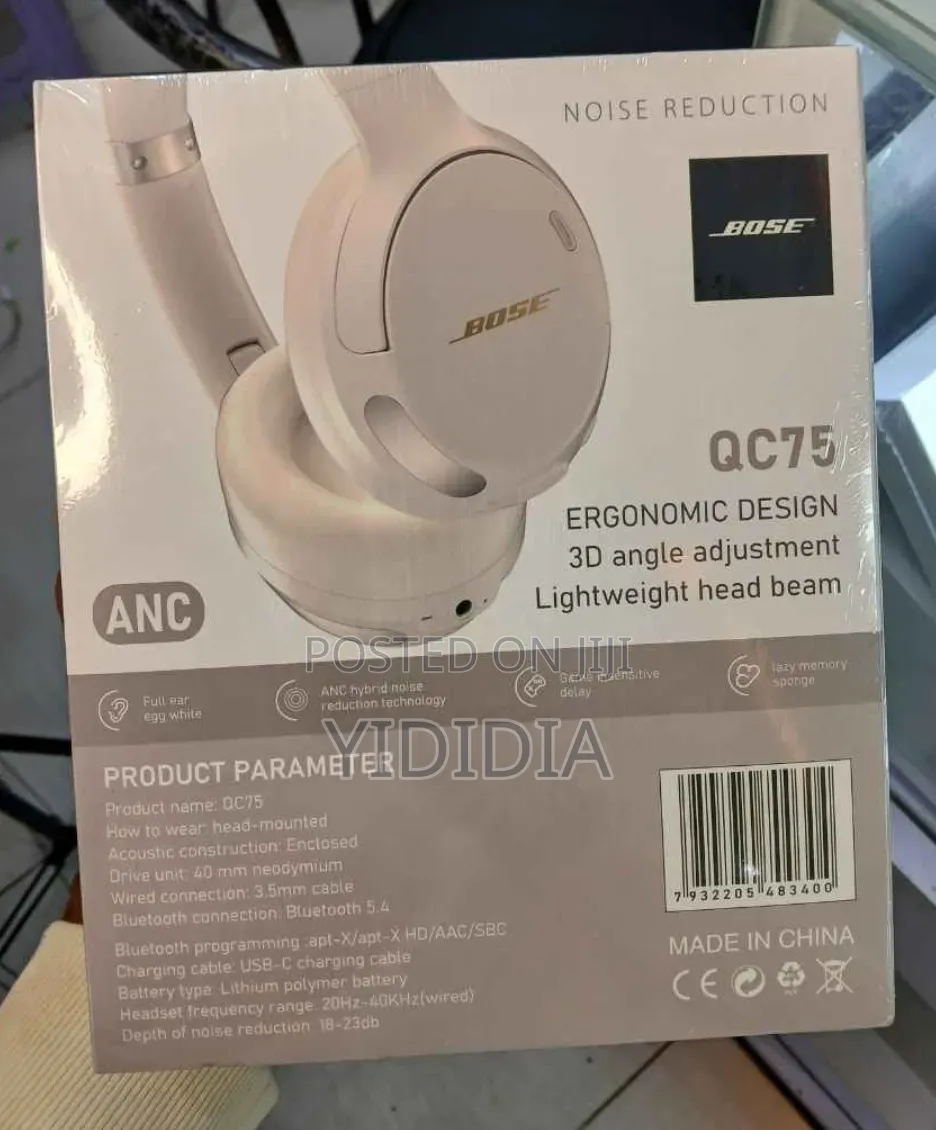 Bose Quietcomfort Headphones Qc-75