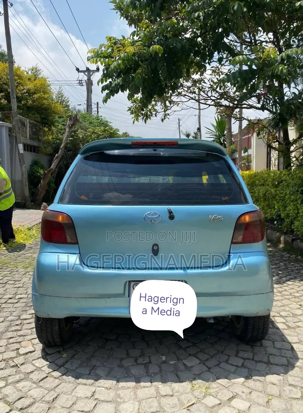 Toyota Vitz 2001 Blue