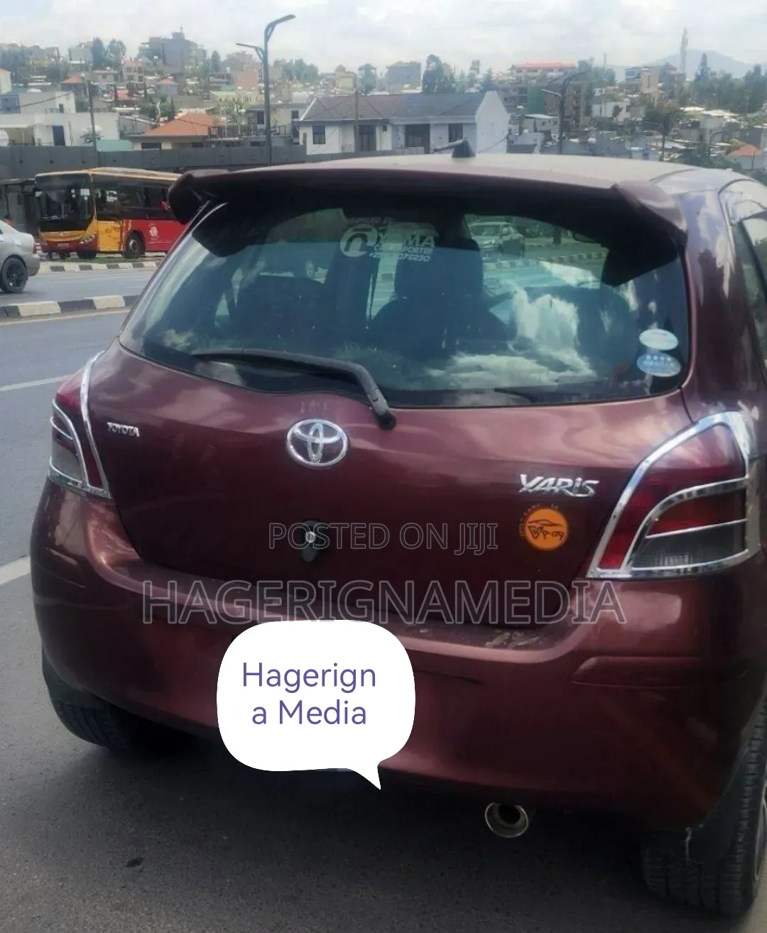 Toyota Yaris 2010 Brown