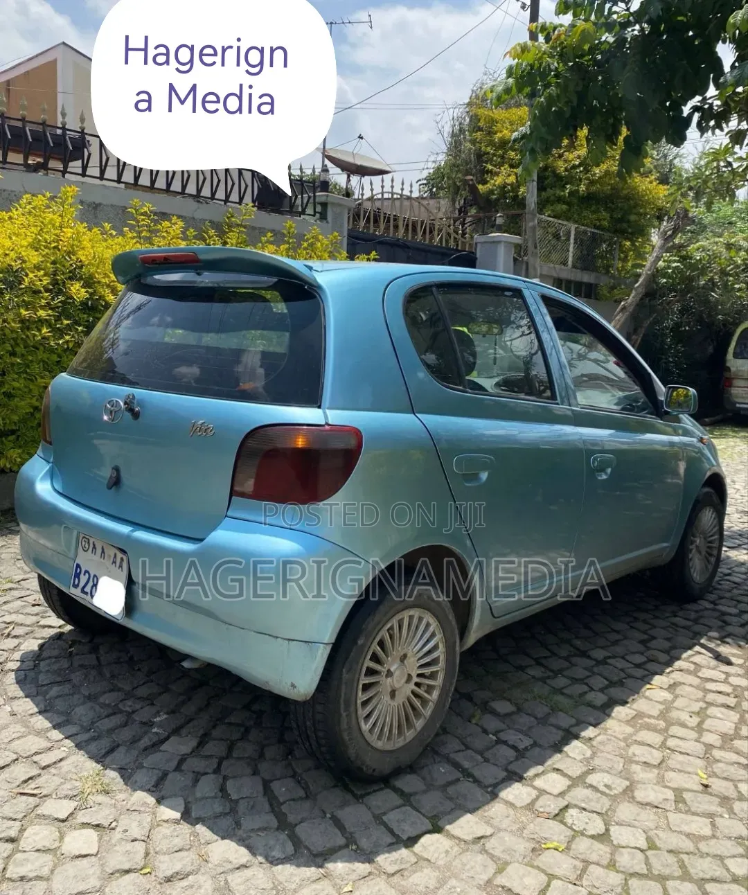 Toyota Vitz 2001 Blue
