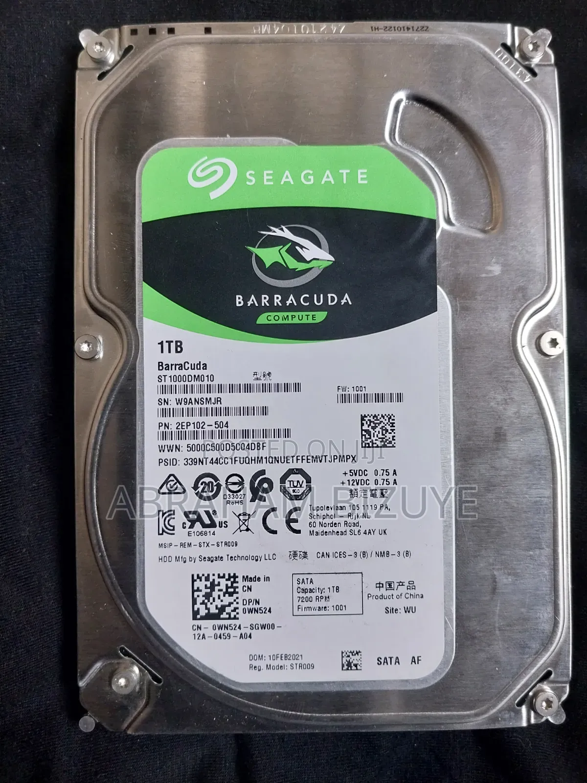 Seget Barracuda 1TB HDD