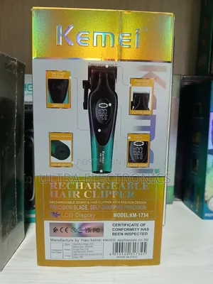 Kemei KM-1734 Rechargeable Hair Clipper Get Professional