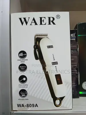 Waer WA-809A Professional Hair Clipper Featuring Digital Show Battery