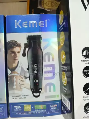 Kemei KM-2293 Professional Cordless Hair and Beard Trimmer, Featuring