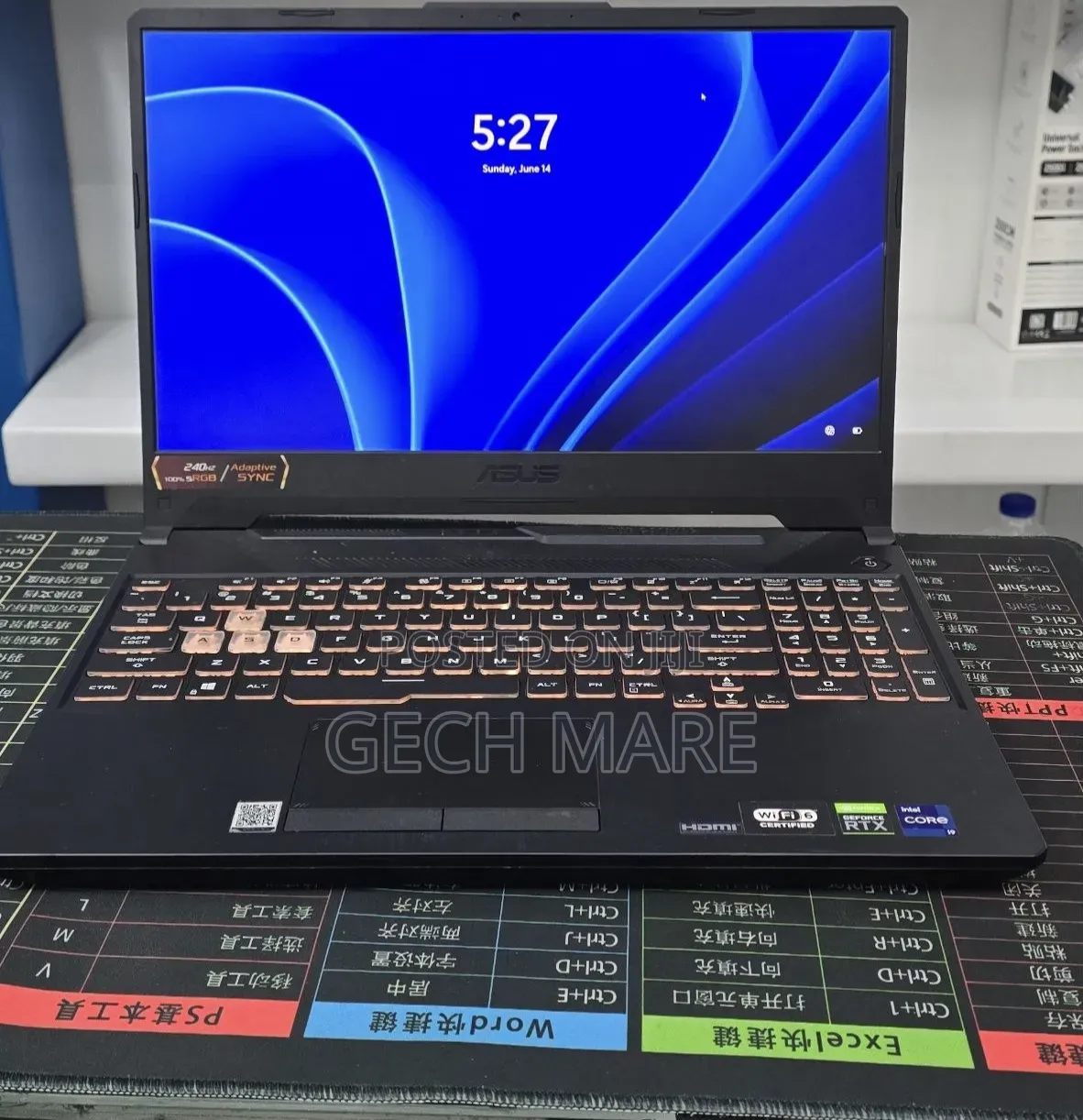 New Laptop Asus TUF Gaming A15 16GB Intel Core i9 SSD 512GB