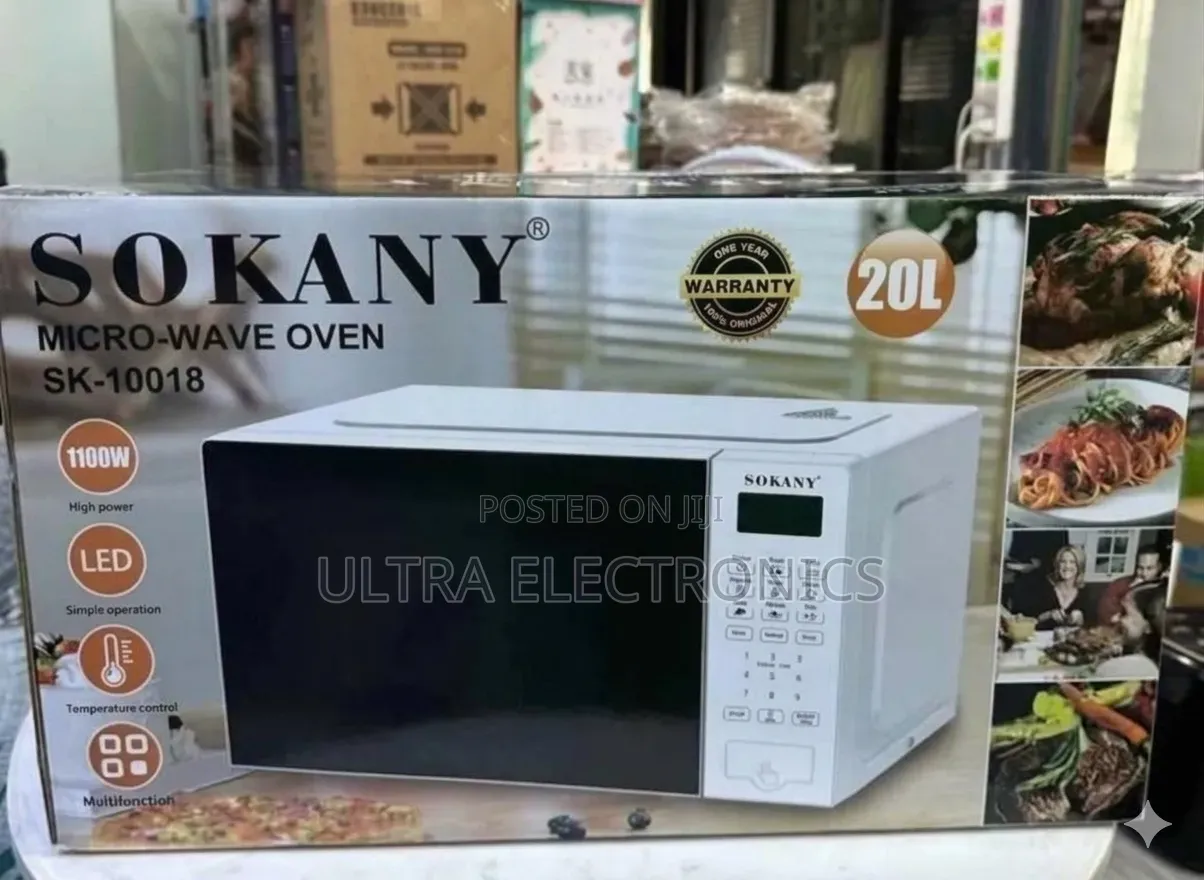 SOKANY 20L Microwave Oven Heat, Cook, and SOKANY 20L Microwave