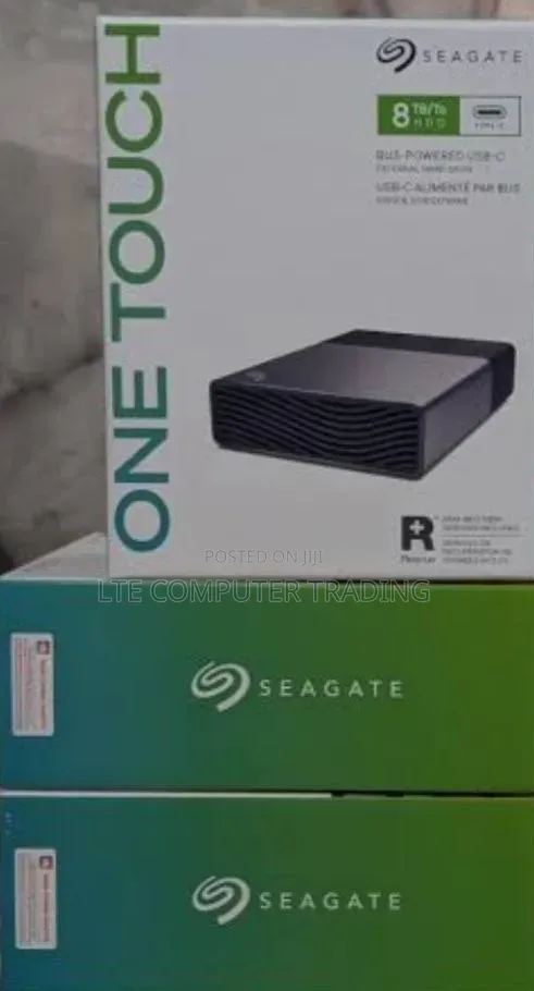 8TB Seagate One Touch External Hard Disk Storage