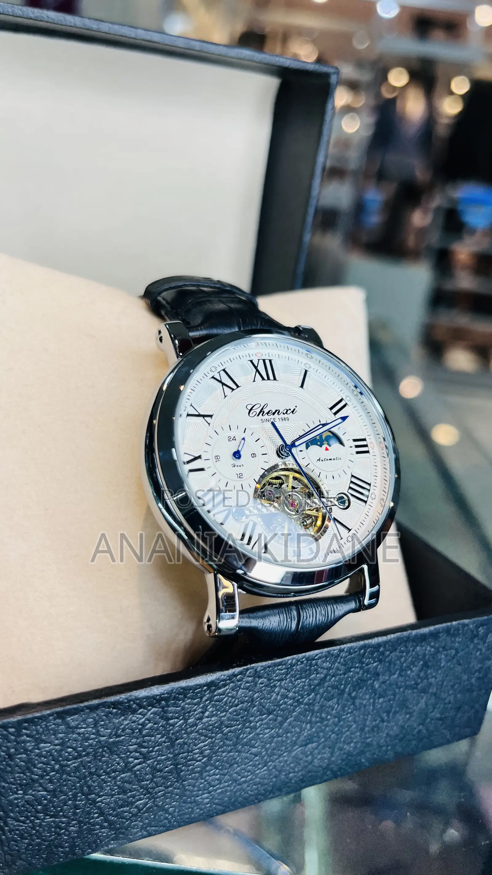 Chenxi Leather Automatic Watch