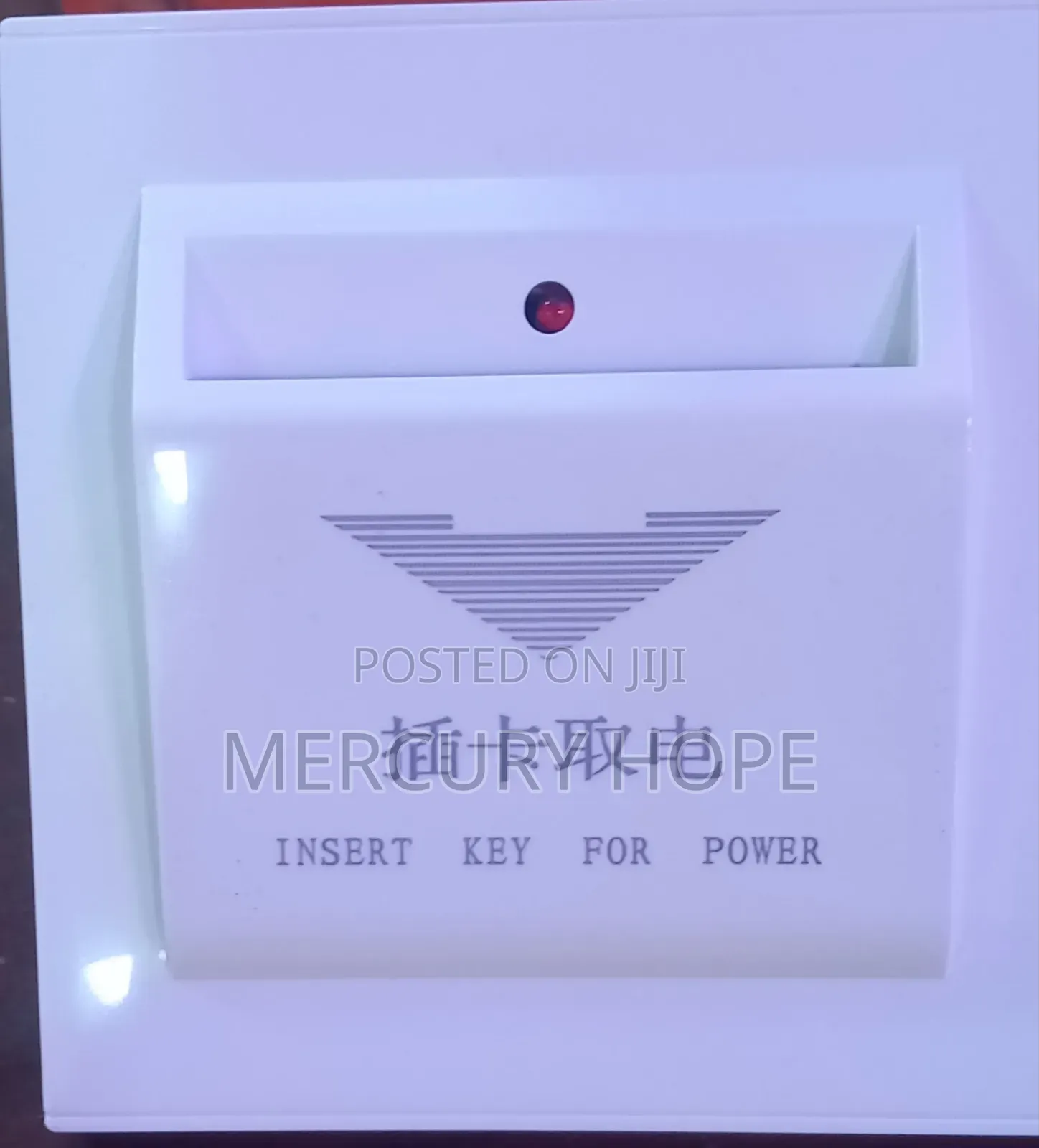 Insert Key for Power