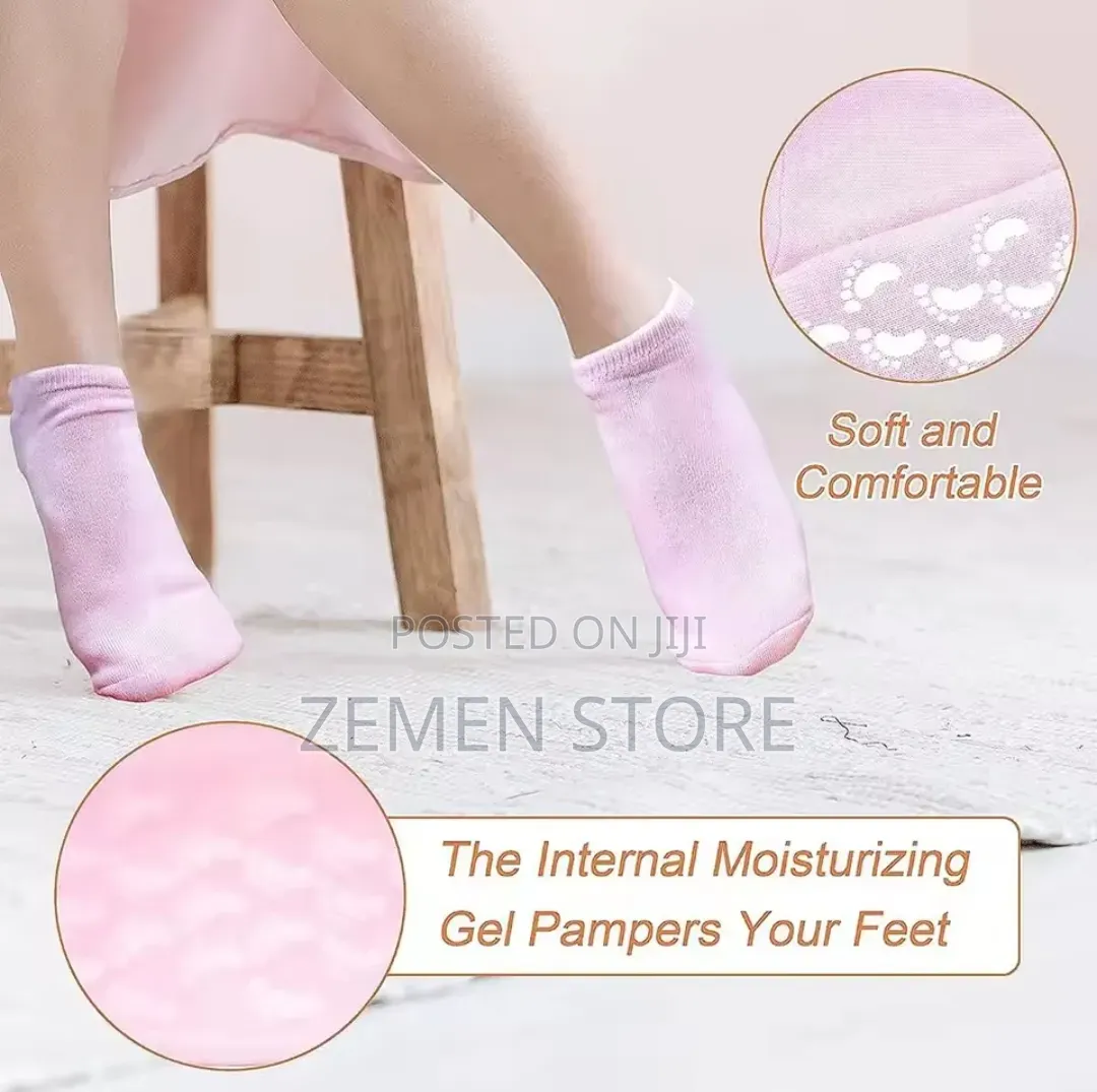 Moisturizing Spa Gel Socks – Soft Anti-Crack Foot Heel Care Socks