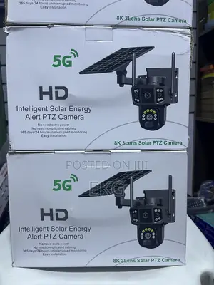 3-Lens Solar PTZ Security Camera | ባለ 3 ሌንስ ሶላር ሴኩሪቲ ካሜራ