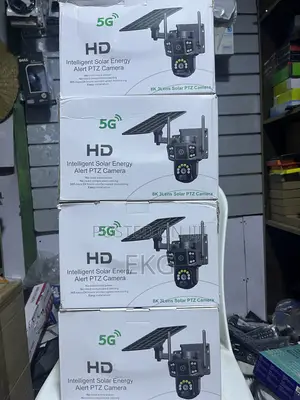 3-Lens Solar PTZ Security Camera | ባለ 3 ሌንስ ሶላር ሴኩሪቲ ካሜራ