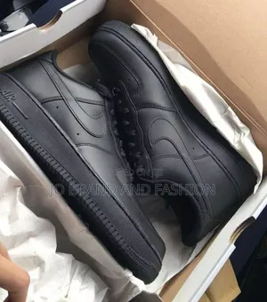 Nike #Air Force 1'07 #Low "#Triple Black" Unisex Shoes #Unisex