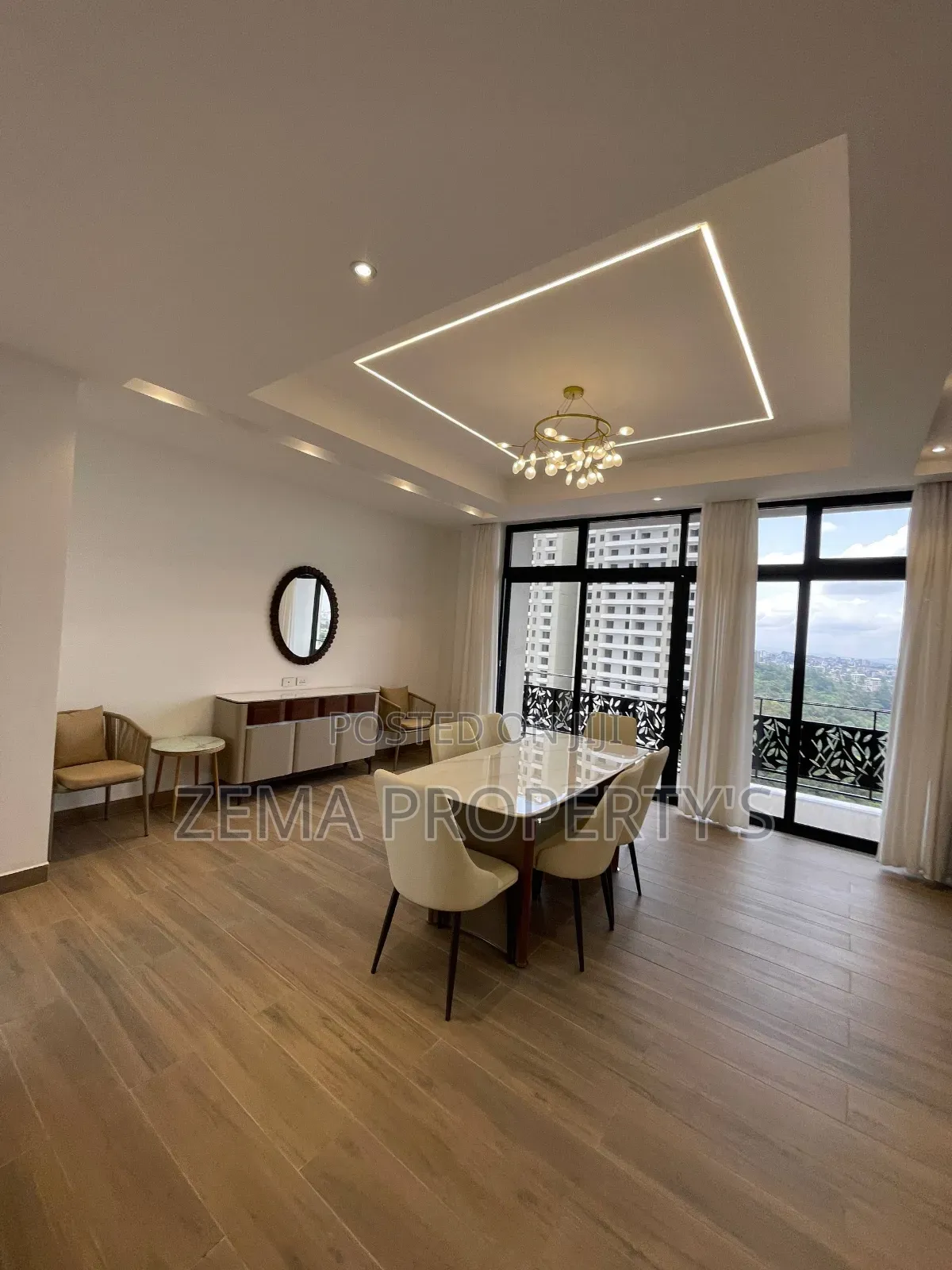 Furnished 4bdrm Apartment in Bole for rent