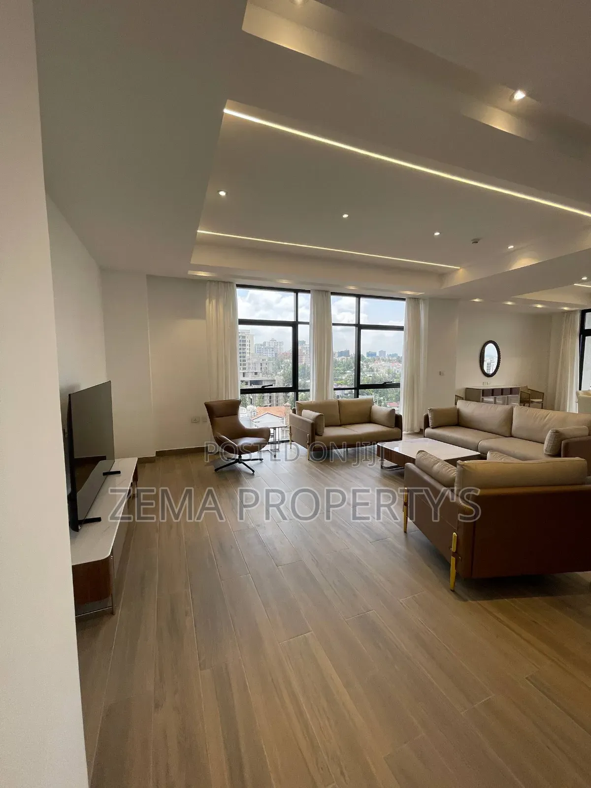 Furnished 4bdrm Apartment in Bole for rent