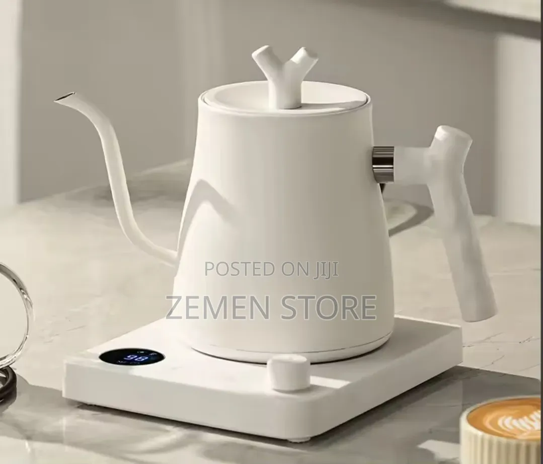 1L Smart Electric Gooseneck Kettle With Digital Temp Control