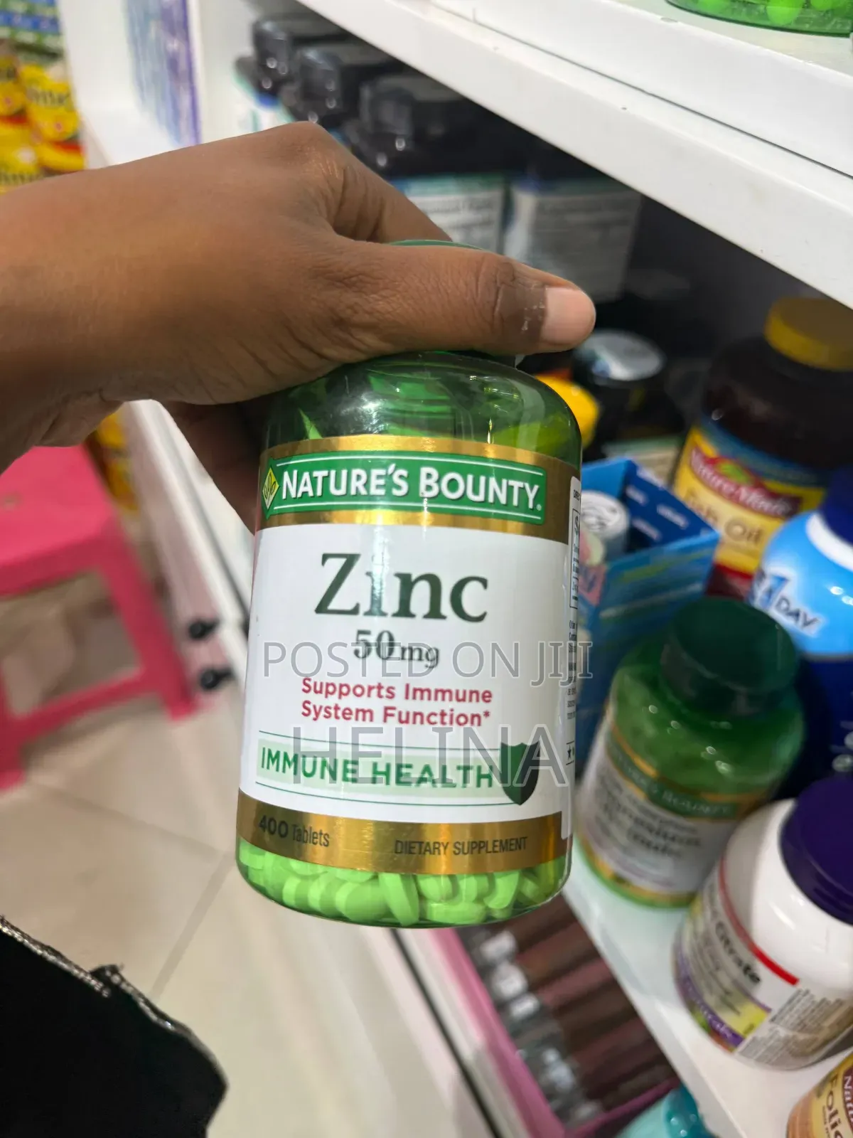 50mg Zinc 400 Tablets Support Immune System Function Original From USA