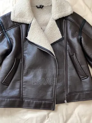 H M Women’s Double-Faced Faux Leather Biker Jacket