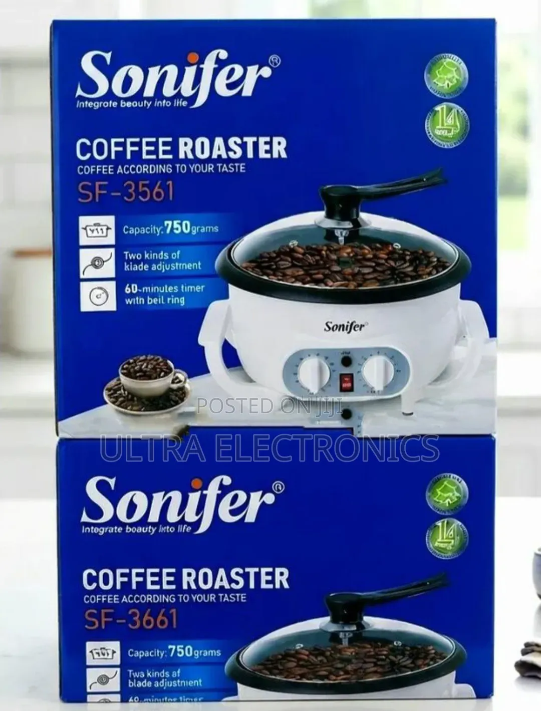 SONIFER 750g Coffee Roaster Roast Fresh Coffee