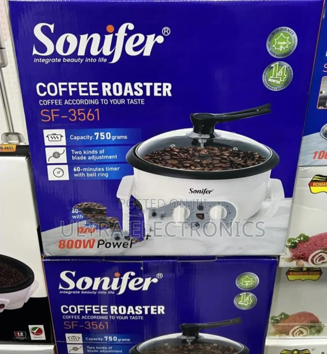 SONIFER 750g Coffee Roaster Roast Fresh Coffee